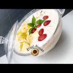 A picture of Creamy coconut pudding.