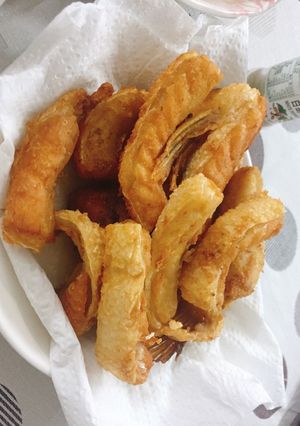 Hình của món Cá hồi chiên.