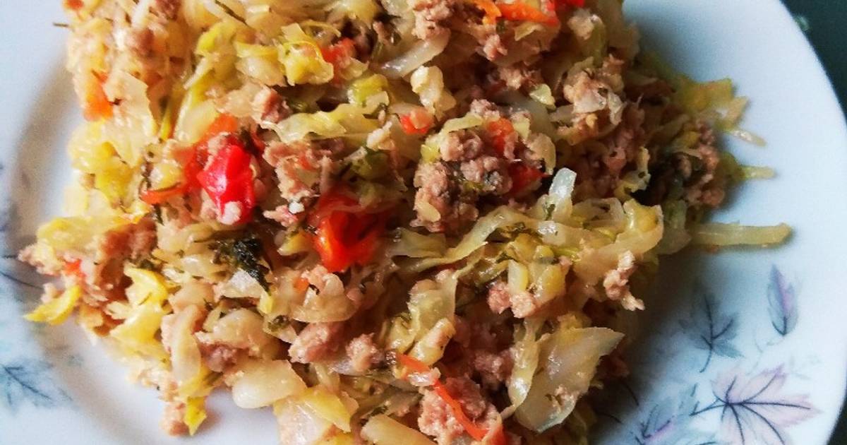 Овощное рагу рецепт с картошкой и капустой с мясом с фото пошагово в