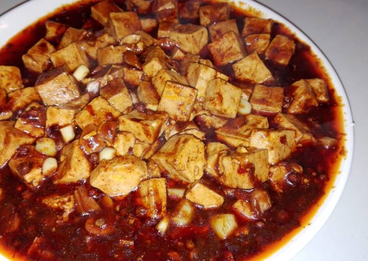 麻婆豆腐 (Mapo Doufu) Versi Vegetarian