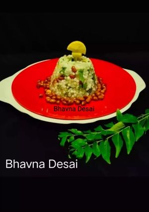 A picture of Sabudana Khichdi.