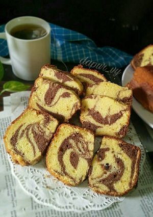 Foto resep Bolu Marmer a.k.a. Marmer Cake LawThomaz no BP no SP (#pr_bolu)