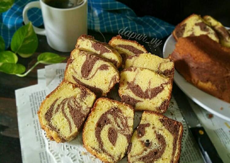 Resep Bolu Marmer a.k.a. Marmer Cake LawThomaz no BP no SP (#pr_bolu), Lezat