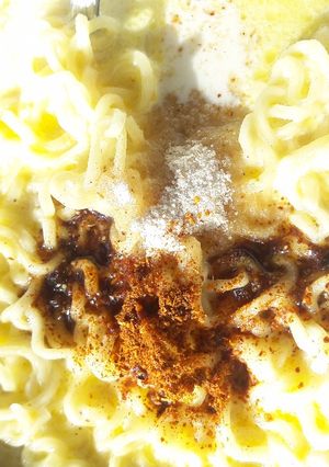 Foto resep Mie Kari Kuah Susu Keju Spesial