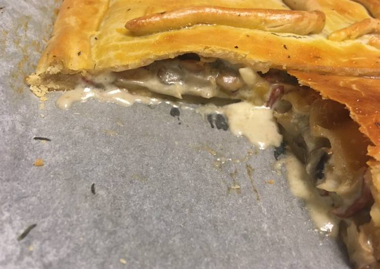 Empanada de champiñones