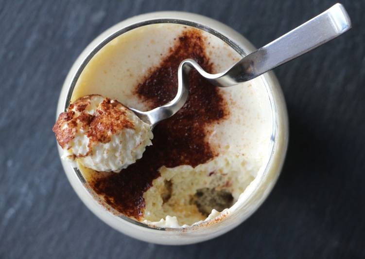 Verrine de tiramisu pour noël