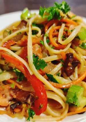 รูปของ Linguine Primavera
