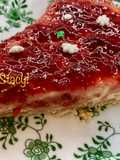 Festive Cheesecake with Kourabiedes and Rose Water!