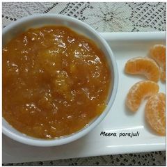 A picture of Homemade Orange marmlade 😊😊😊.