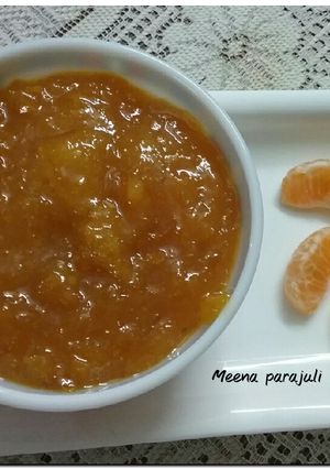 A picture of Homemade Orange marmlade 😊😊😊.
