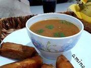A picture of lamb broth