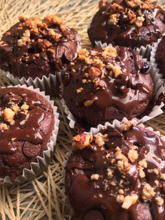 Una foto de Los mejores muffins de chocolate SIN AZÚCAR