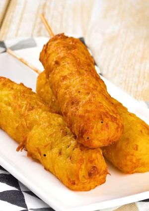 Corn dog másként recept fotója