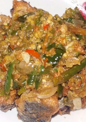Foto resep 22. Tongkol Goreng Sambal Ijo
