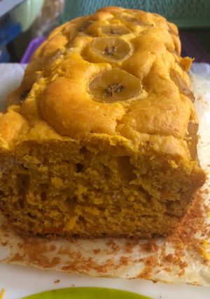 Foto resep Pumpkin banana loaf (no sugar no butter)suitable for diabetics