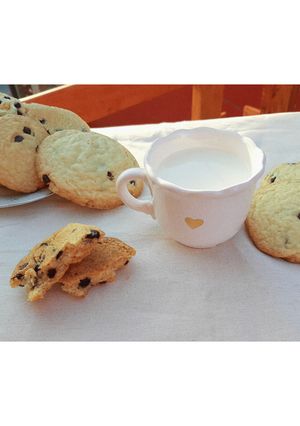 Una foto de Cookies, con chips de chocolate.🍪♥️