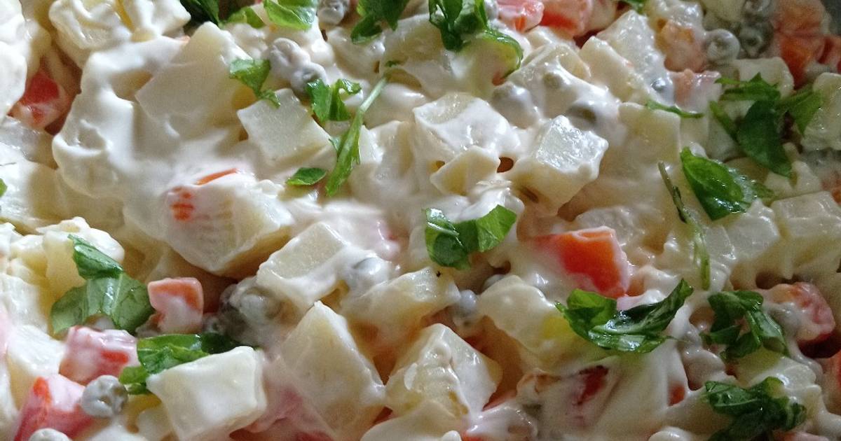 Ensalada rusa Receta de Gloria Tonin- Cookpad