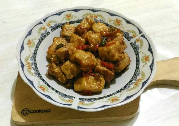 Tahu Crispy Kecap Pedas