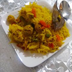 A picture of Vegetable Pulao.