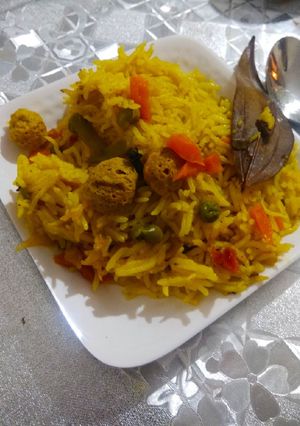 A picture of Vegetable Pulao.