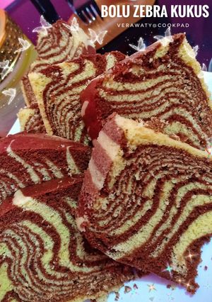 Foto resep Bolu zebra kukus