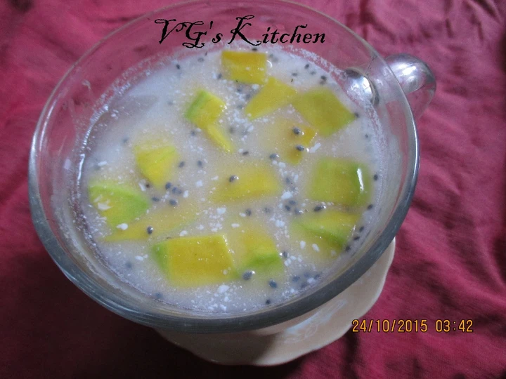Easy Way Make Mango with Coconut Milk Sauce (LAKSAMANA MENGAMUK) the Delicious Makes you drool