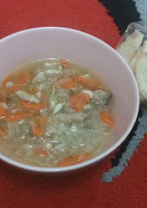 Foto resep sup ceker soun