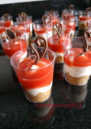 Φωτογραφία της συνταγής Ατομικό cheesecake