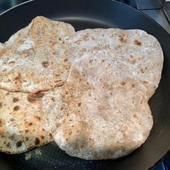 A picture of Speedy Spiced Flatbreads.