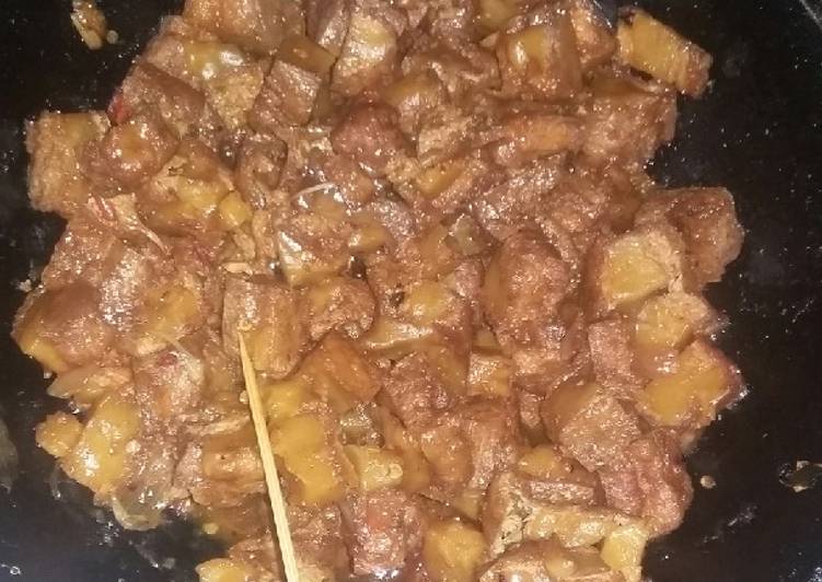 Oseng tahu aci