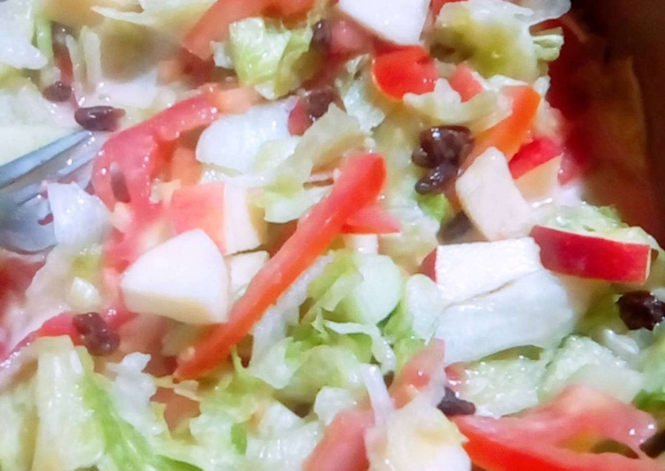 Ensalada César de fruta y verdura