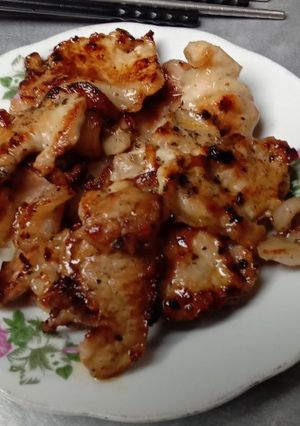 Hình của món Thịt nướng chảo.