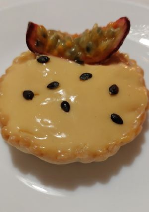 Une photo de Tartelettes au fruit de la passion