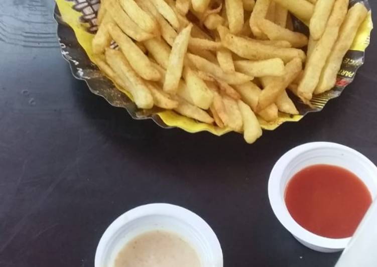 Steps to Prepare Speedy Crispy french fries