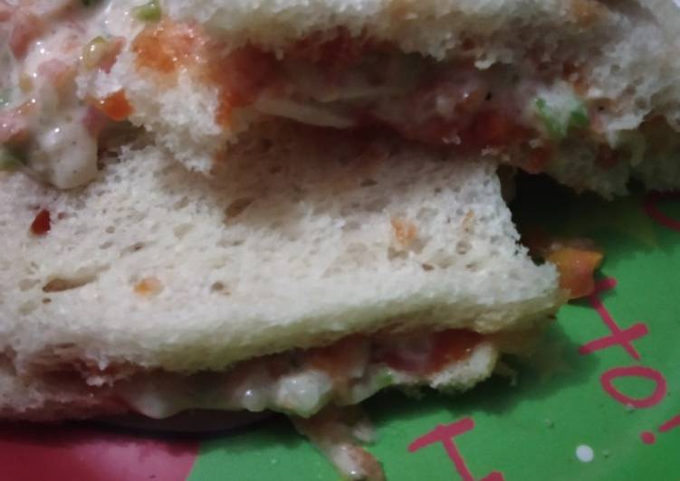 Title :veggie mao sandwich