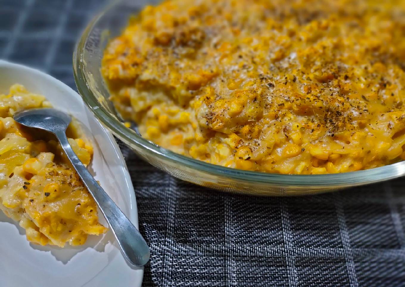 Creamy Au Gratin Corn Potatoes