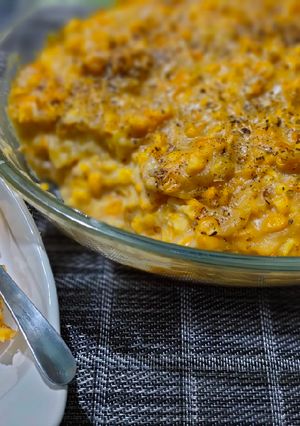 Foto resep Creamy Au Gratin Corn Potatoes