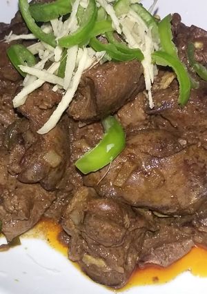 A picture of Chicken Liver (Bhuni hoi kaleji) #RamadanKiTaiyyari.