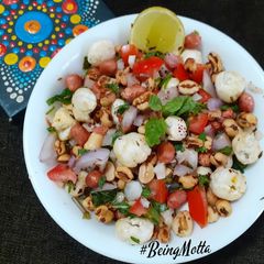 A picture of WheatPuff-Makhana Chaat (Airfryer).