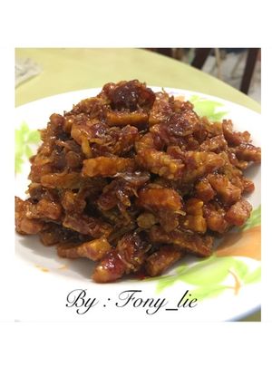 Foto resep Kering tempe teri 🙈🙈