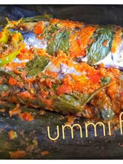 Foto resep Pepes pindang kemangi tomat ijo bumbu rujak