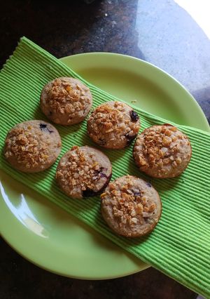 Una foto de Muffins con arándanos😍