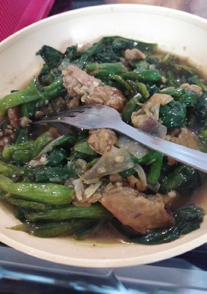 Foto resep Oseng genjer sama tempe