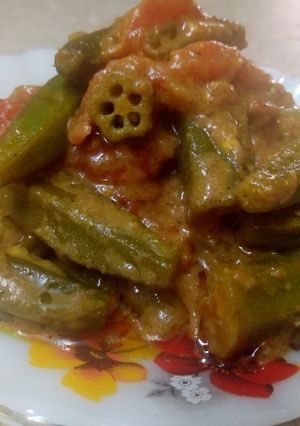 A picture of Masala Bhindi.