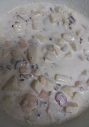 Una foto de Ensalada de manzana👍💖
