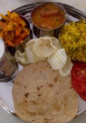 A picture of Veg Thali.