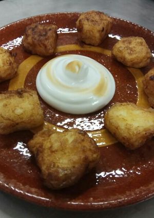 Una foto de Leche frita