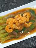 Pakchoy Udang Saus Tiram -348-