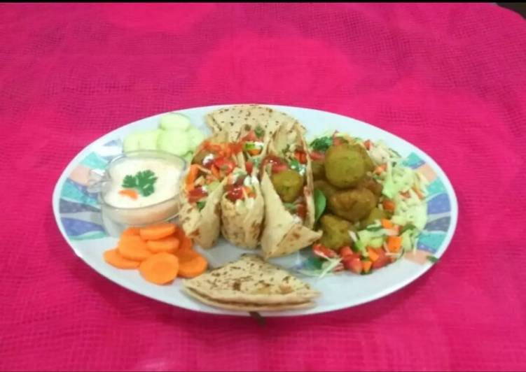 Falafel with Father Bread