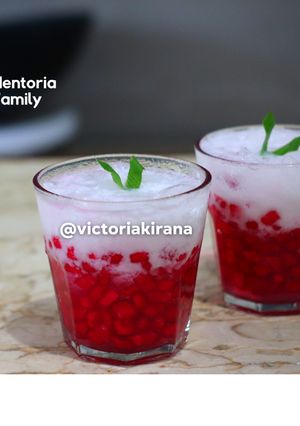 Foto resep Es Merah Delima (dari Bengkuang)